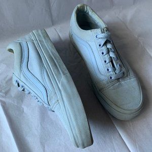 Vans Old Skool Low in Baby Blue Tonal